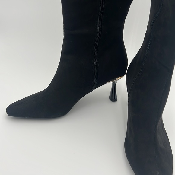 Alfani Womens Cecee Faux Suede Tall Knee-High Boots * - Picture 3 of 6